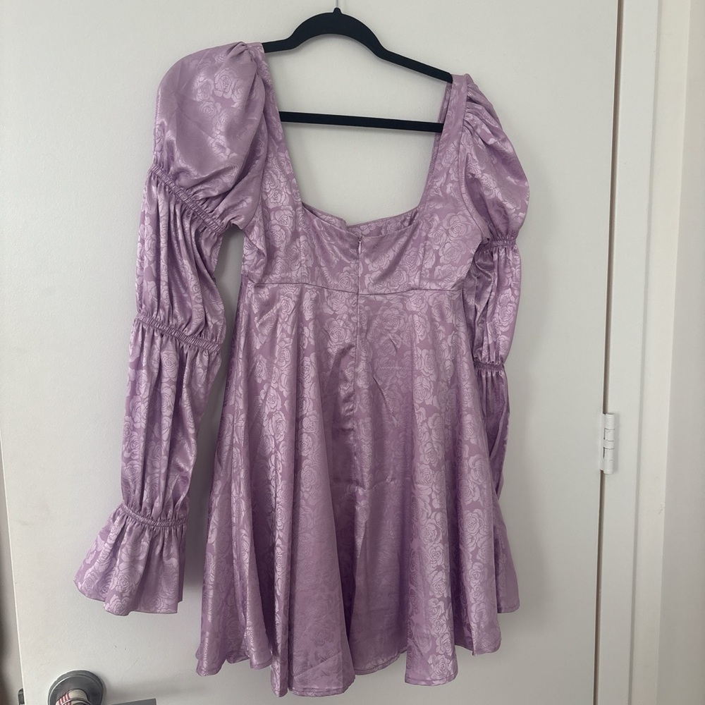 Alamour The Label Lavender Mini Dress - Picture 3 of 4